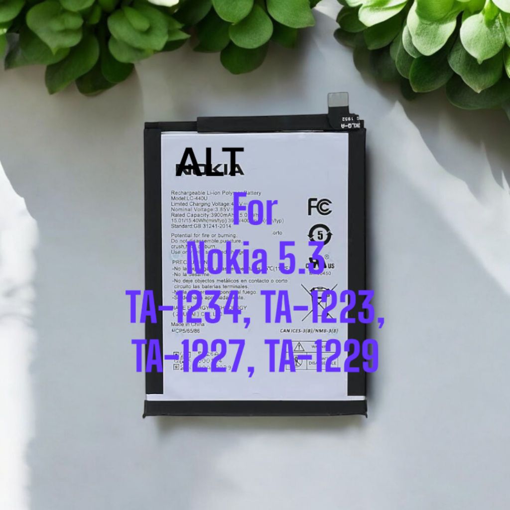 Batre LC440 For NOKIA 5.3 Baterai 5.3 TA-1388 TA-1380 4000mAh Battery LC 440 Batrei BT BatraiBatrai 