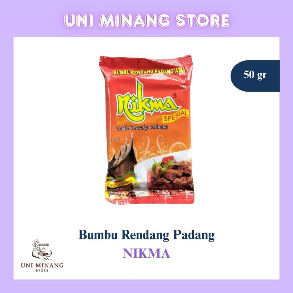 

(1 pack isi 20 pcs) Nikma Bumbu Rendang 50 gr