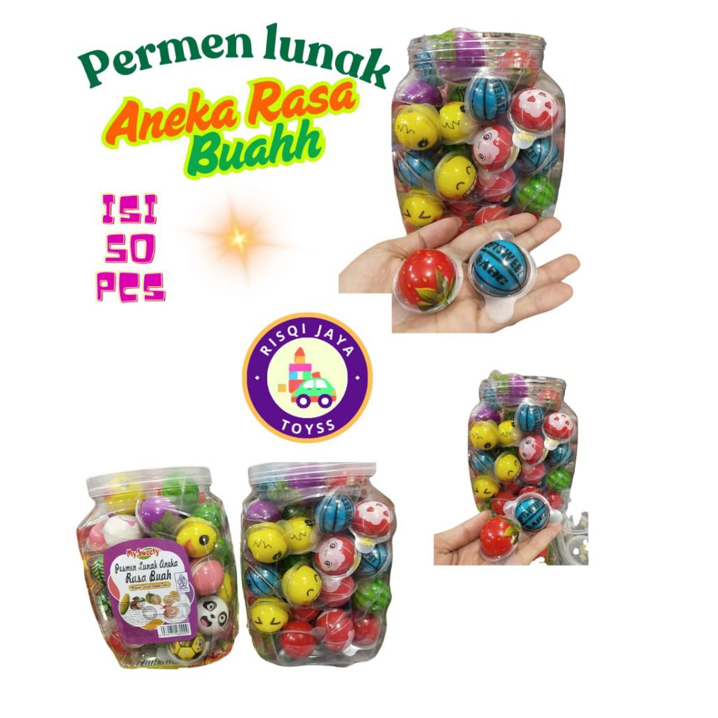 

permen Lunak Aneka Rasa isi 50 pcs