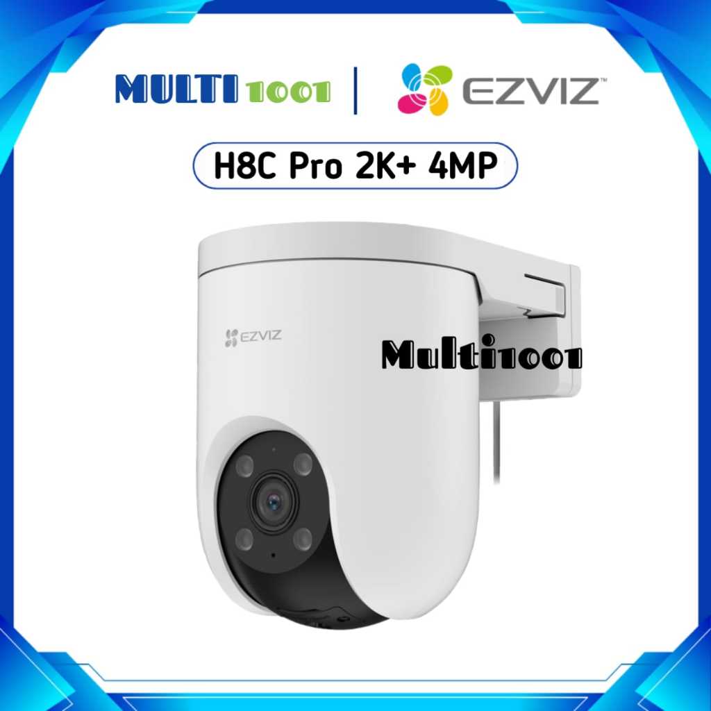 Ezviz H8c 2K+ 4MP Pro IP Camera CCTV Pan & Tilt Wi-Fi Camera TU2T