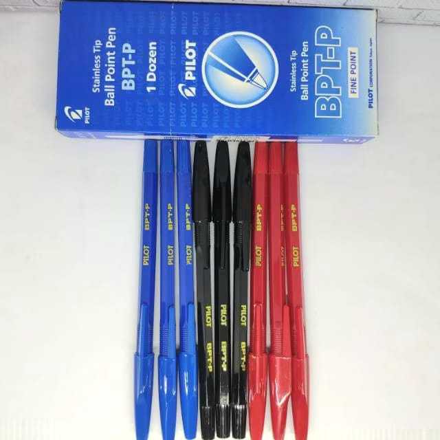 

Pulpen Pilot BPT-P Hitam 12pc Tinta Stainless Steel