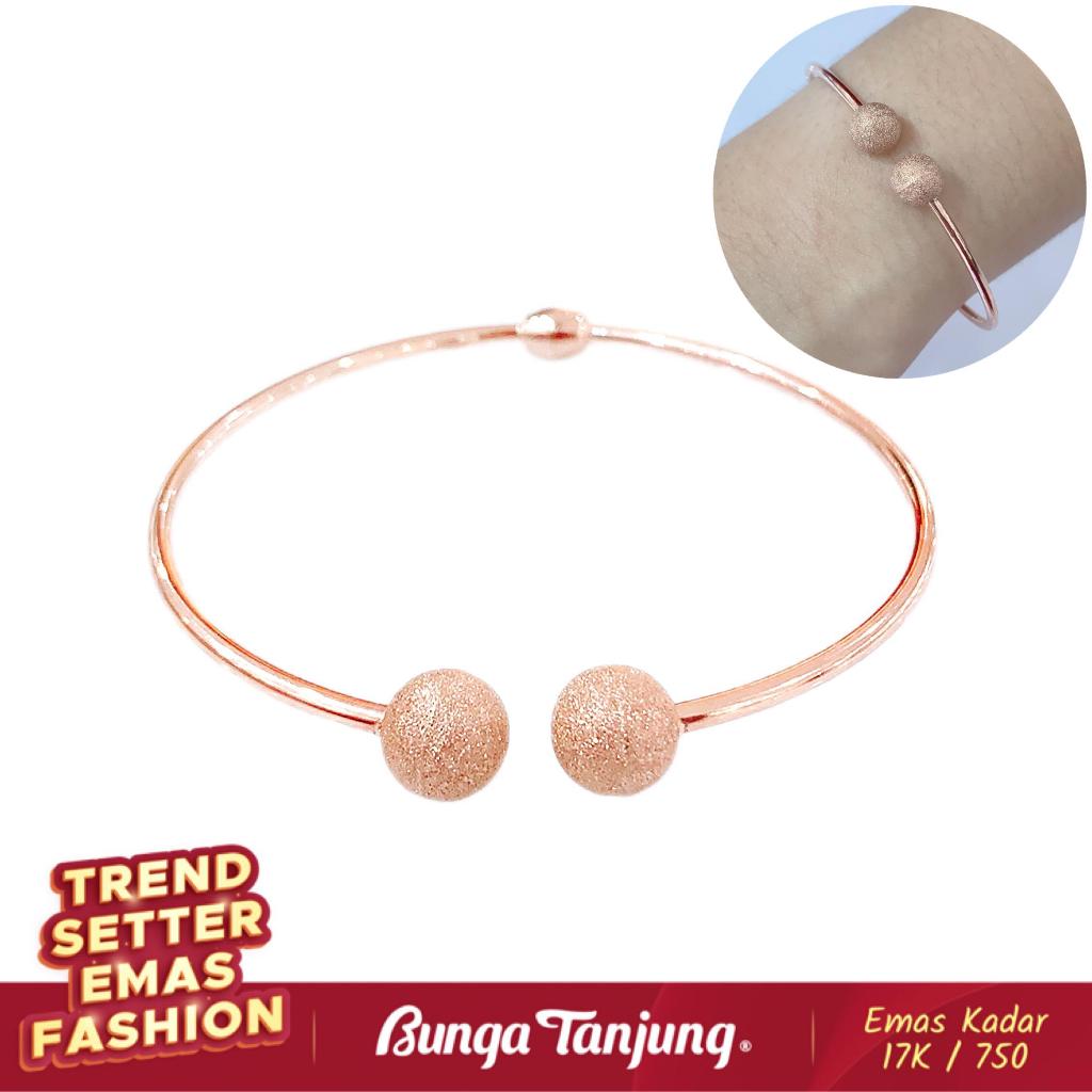 GELANG TINJU BOLA PASIR B - EMAS 17K - BUNGA TANJUNG GOLD