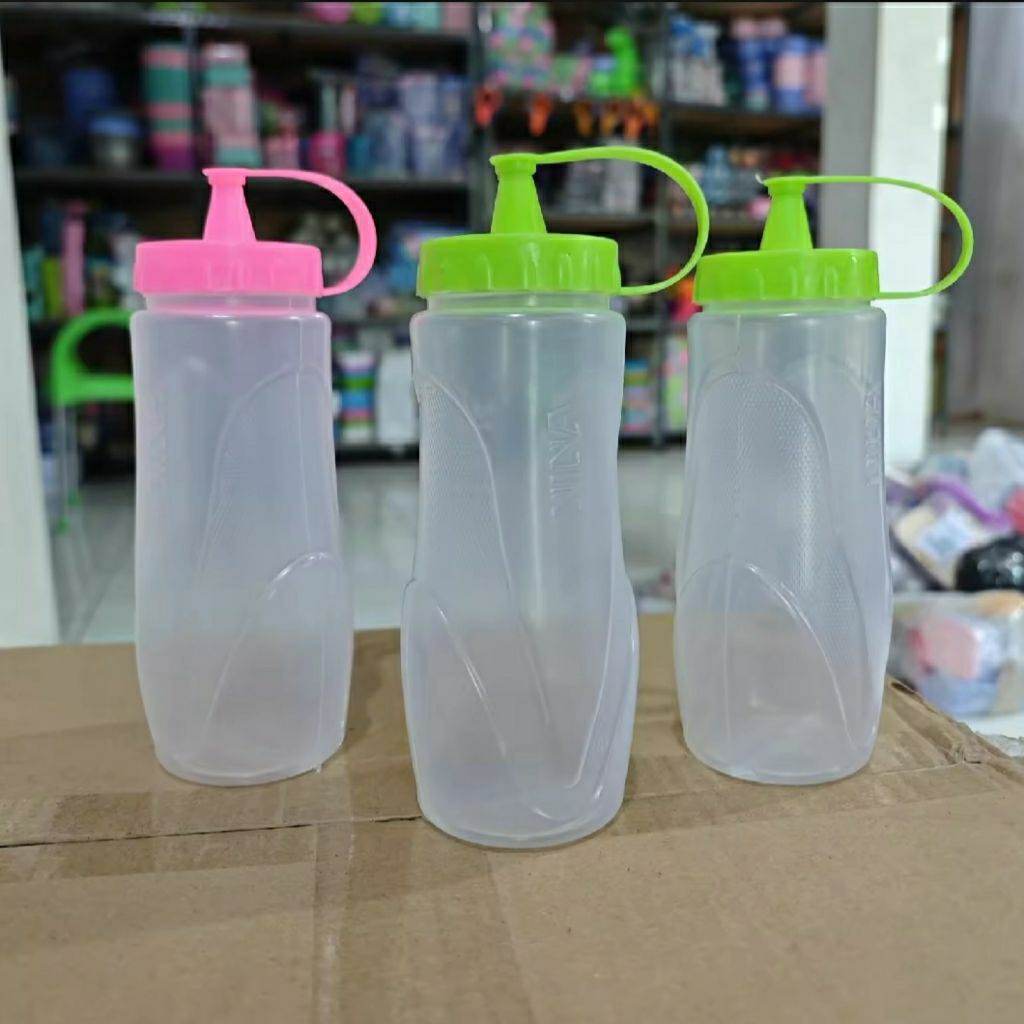 Botol Kecap Plastik / Botol Saus plastik ukuran 500 ml