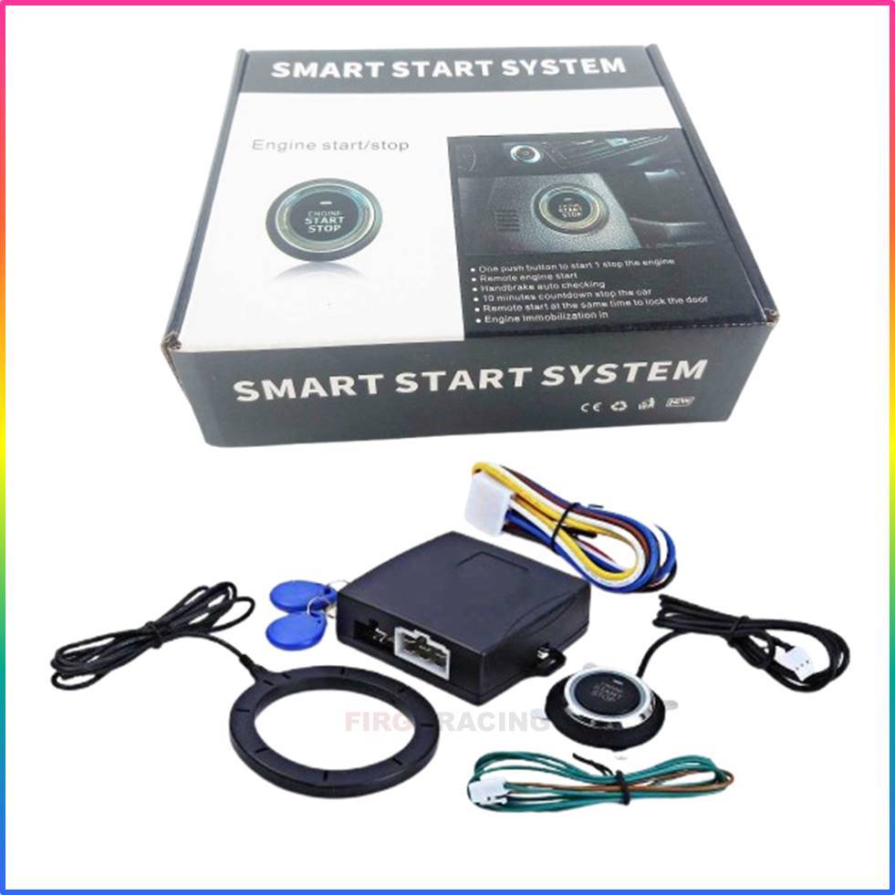 Alarm Mobil Keyless Push Start System Keamanan Mobil Canggih Keyless RFID