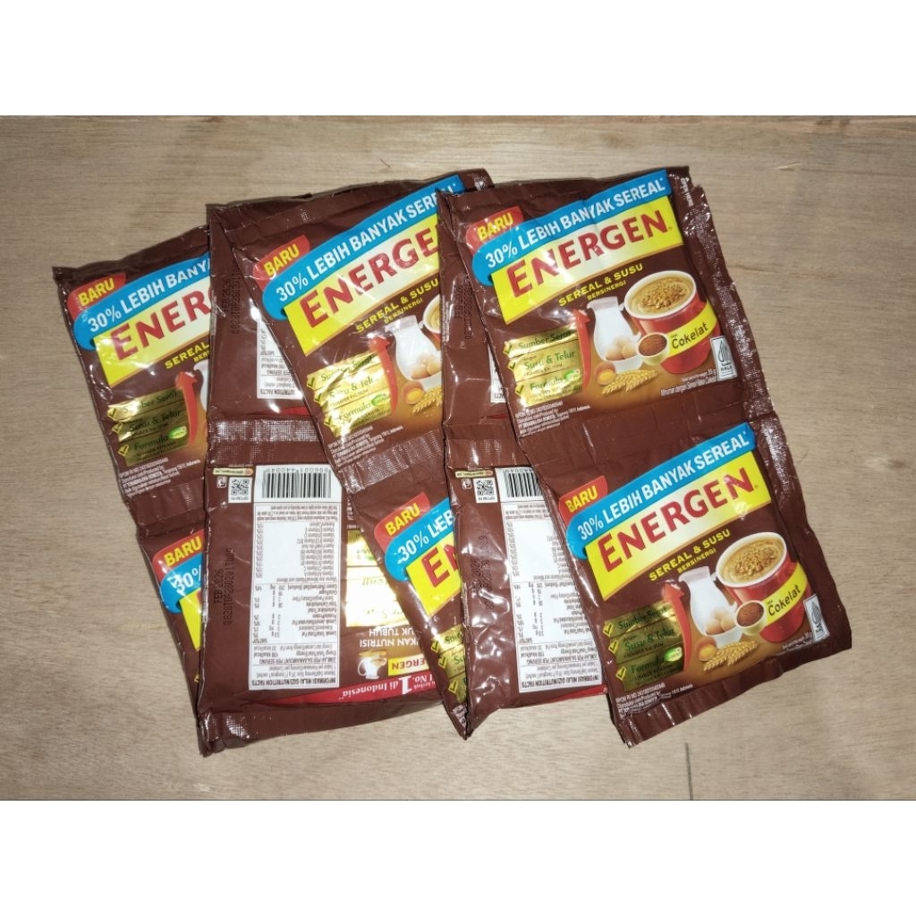 

ENERGEN Sereal Cokelat 1 renteng (10pcs x 29gram)