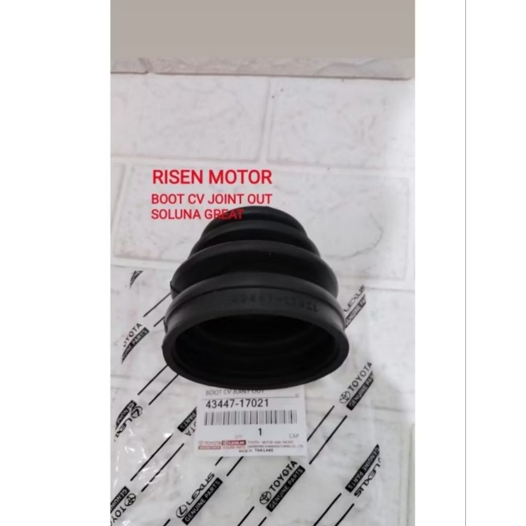 KARET BOOT AS RODA LUAR SOLUNA GREAT BOOT CV JOINT OUT SOLUNA GREAT TWIN CAM ORIGINAL