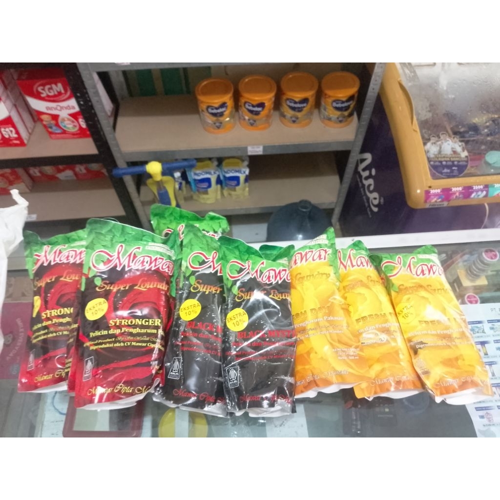 Pewangi Laundry Mawar Refill 1 liter - Mawar super Laundry