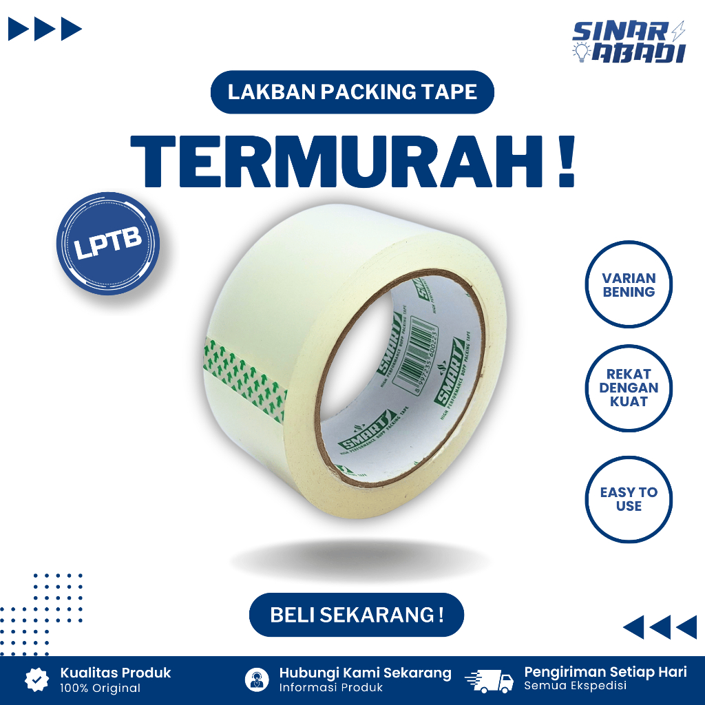

Lakban Packing Tape Bening 48MM
