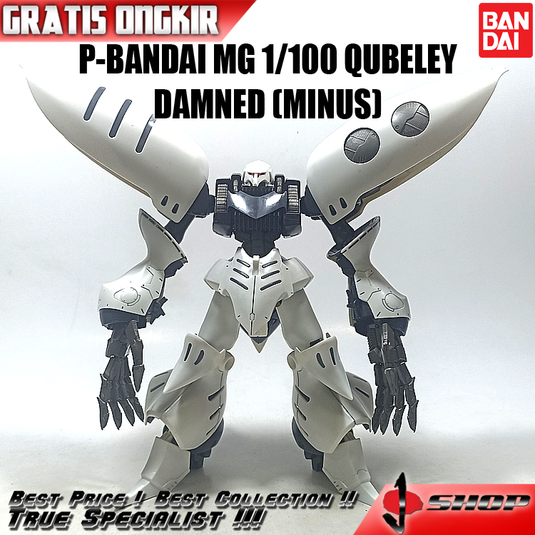 P-BANDAI MG 1/100 QUBELEY DAMNED (MINUS) LTDMG282