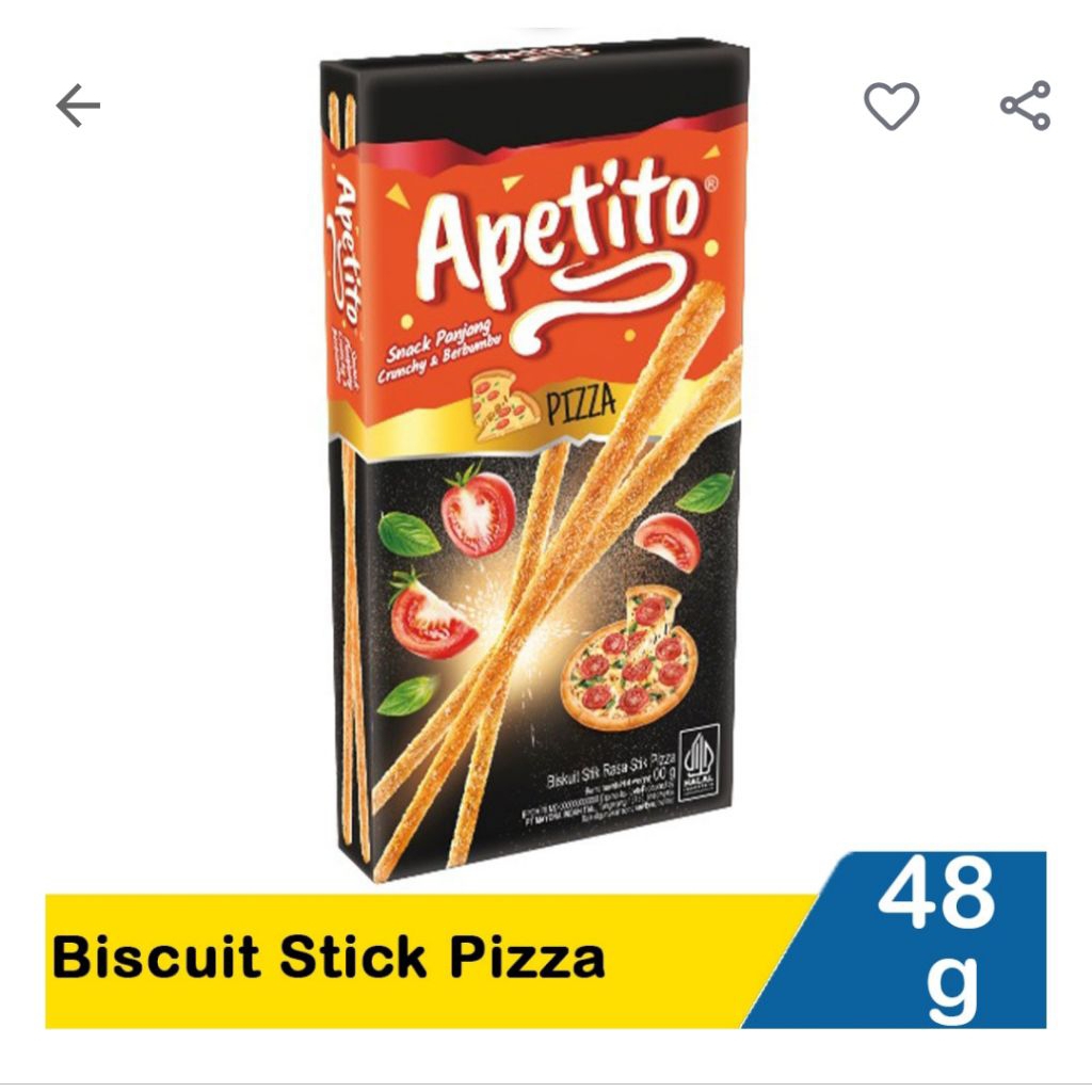 

Apetito Biscuit Stick Pizza 48G