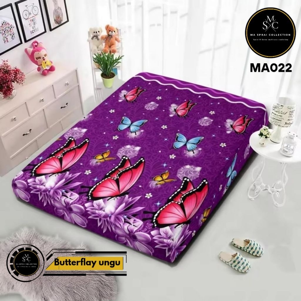 (MSC) Urung Kasur Busa Resleting Cover Kasur Inoac 180x200 160x200 120x200 Tinggi 15-20 cm
