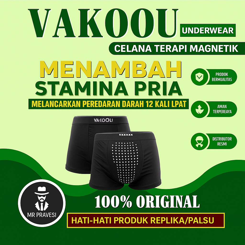 CELANA VAKOOU ORIGINAL CELANA DALAM KESEHATAN PRIA VAKOOU ASLI
