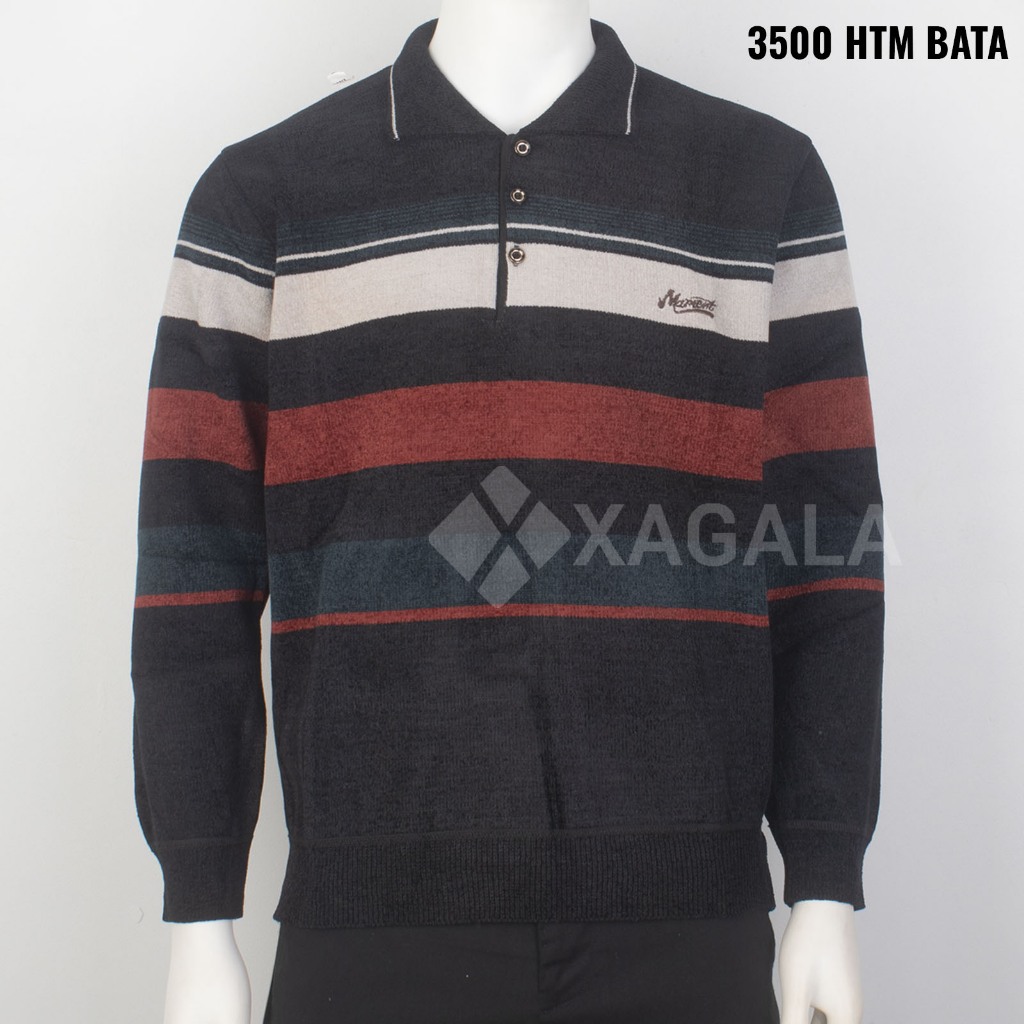 SWEATER RAJUT PRIA DEWASA SWEATER KERAH BAPAK WOOL RAJUT PREMIUM 3500