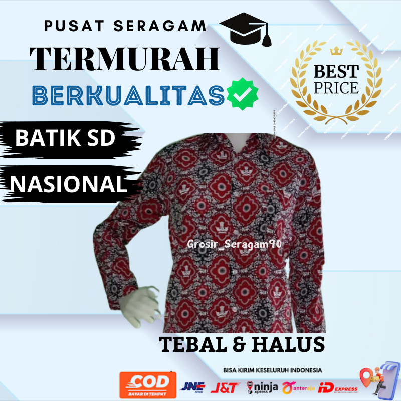 Seragam Batik SD Nasional | Lengan Panjang