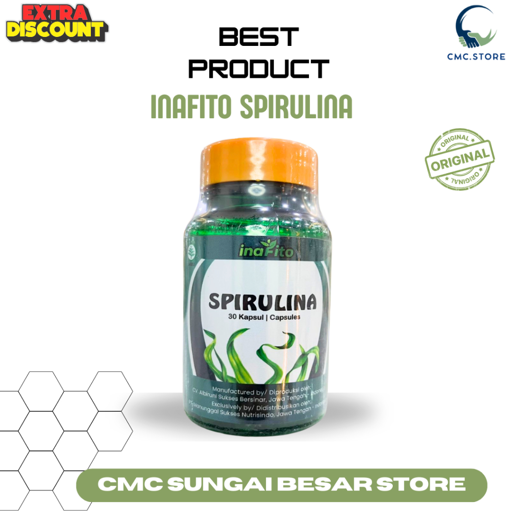 Inafito spirulina 30 kapsul