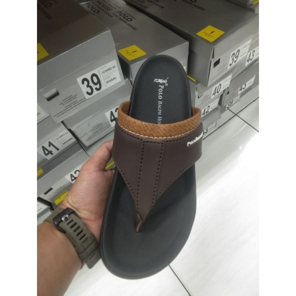 Sandal Pria Polo Ralph House Original Sendal Cowok