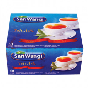 

SARIWANGI Teh Celup Asli 50x1.9g – Teh Hitam Pilihan dengan Aroma dan Rasa yang Khas