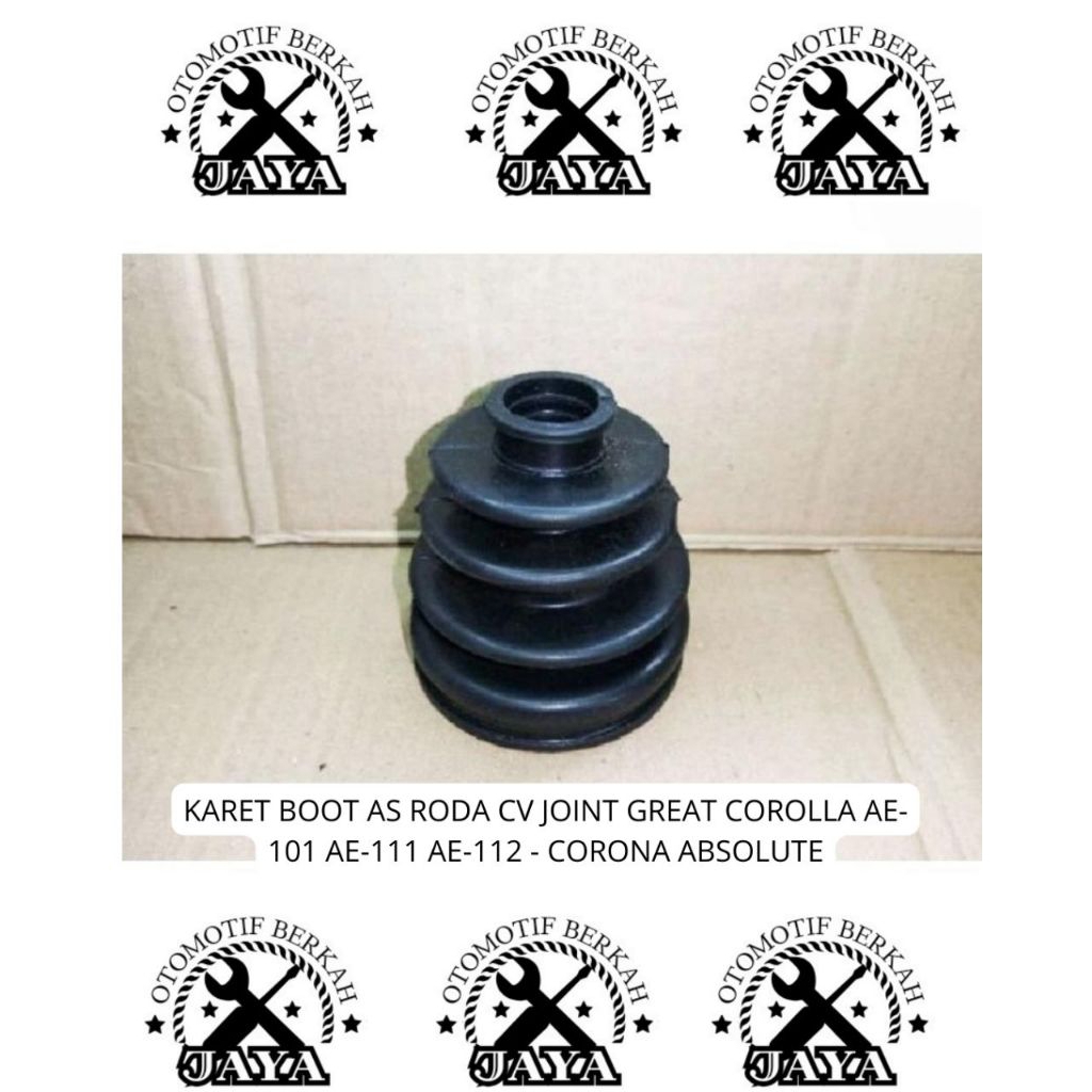 Karet Boot As Roda CV Joint GREAT COROLLA AE-101 AE-111 AE-112 - CORONA ABSOLUTE #sperpartmobil