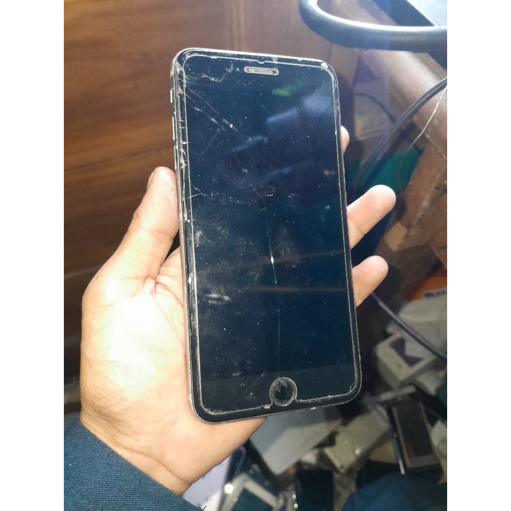 iphone 6s plus mesin a1687 mesin normal lcd tc pecah
