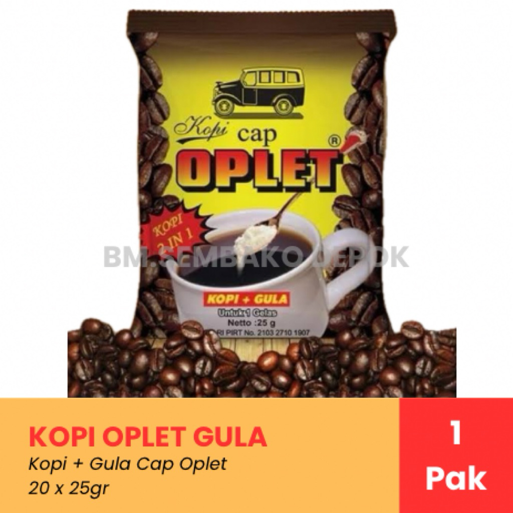

Kopi Oplet Gula 1 Pak / Kopi Oplet / Kopi Oplet Depok