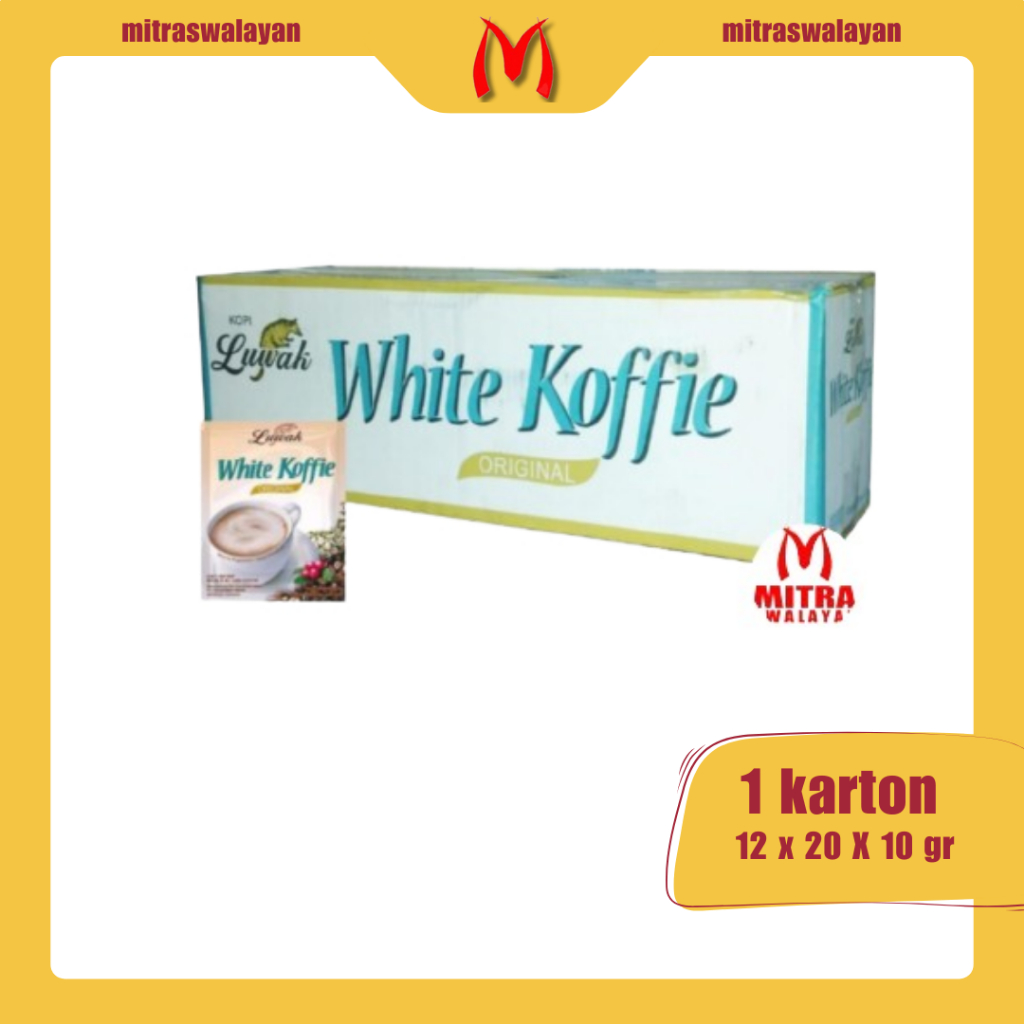 

Luwak White Koffe 1 Karton isi 12 Renteng