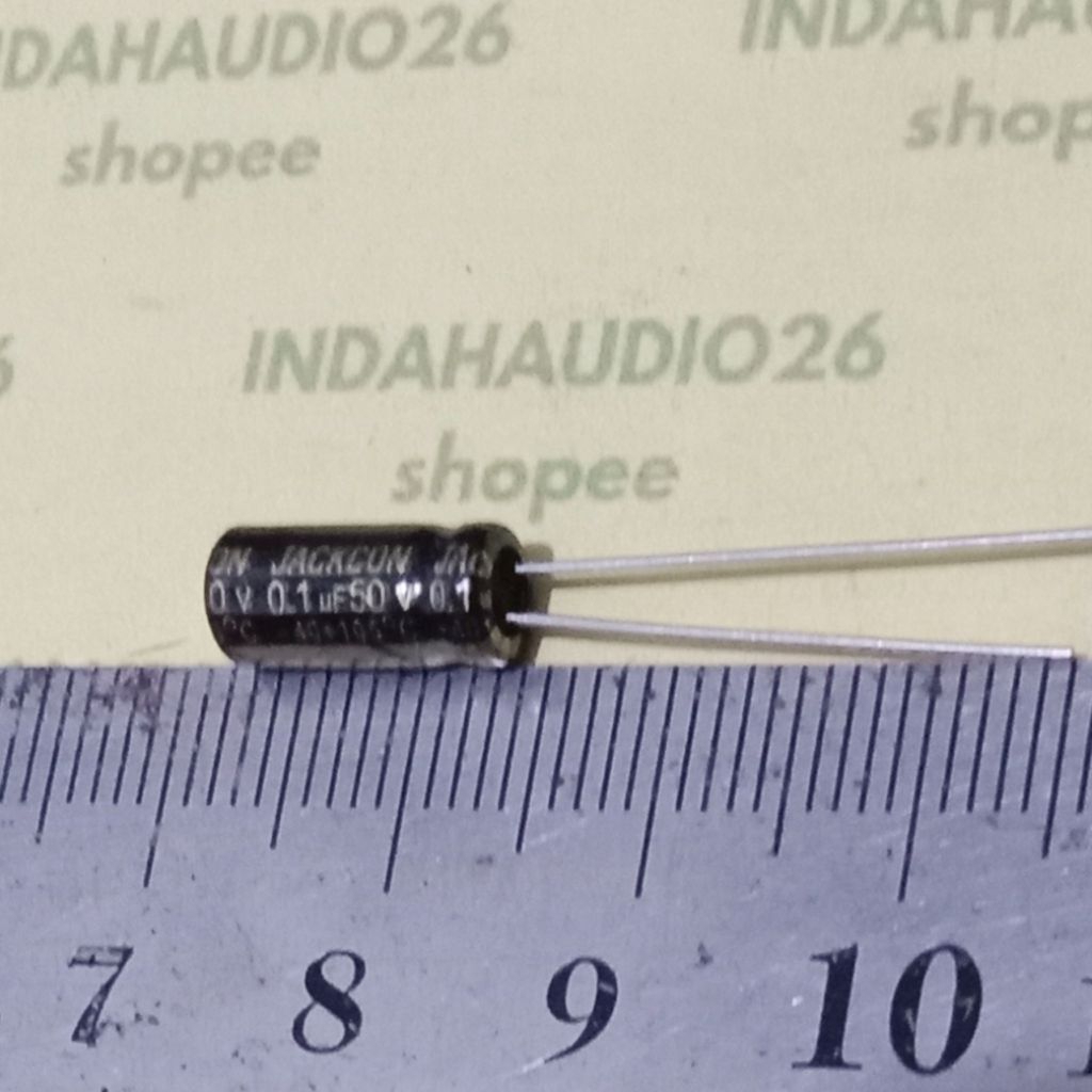 JACKCON 0.1uf 50v d5x12mm elko kapasitor elco capacitor 0,1uf