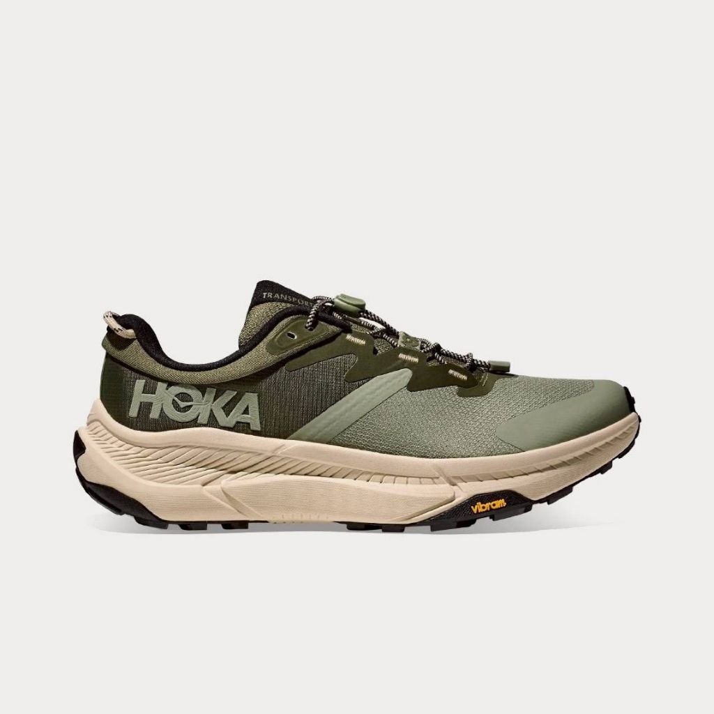 Hoka one one transport olive green hiking mens
