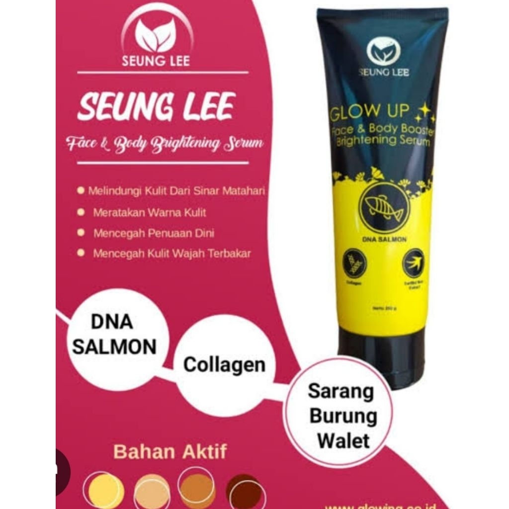 Pembersih Wajah Pria Dan Wanita SERUM DNA SALMON GLOW UP Seung Lee Original