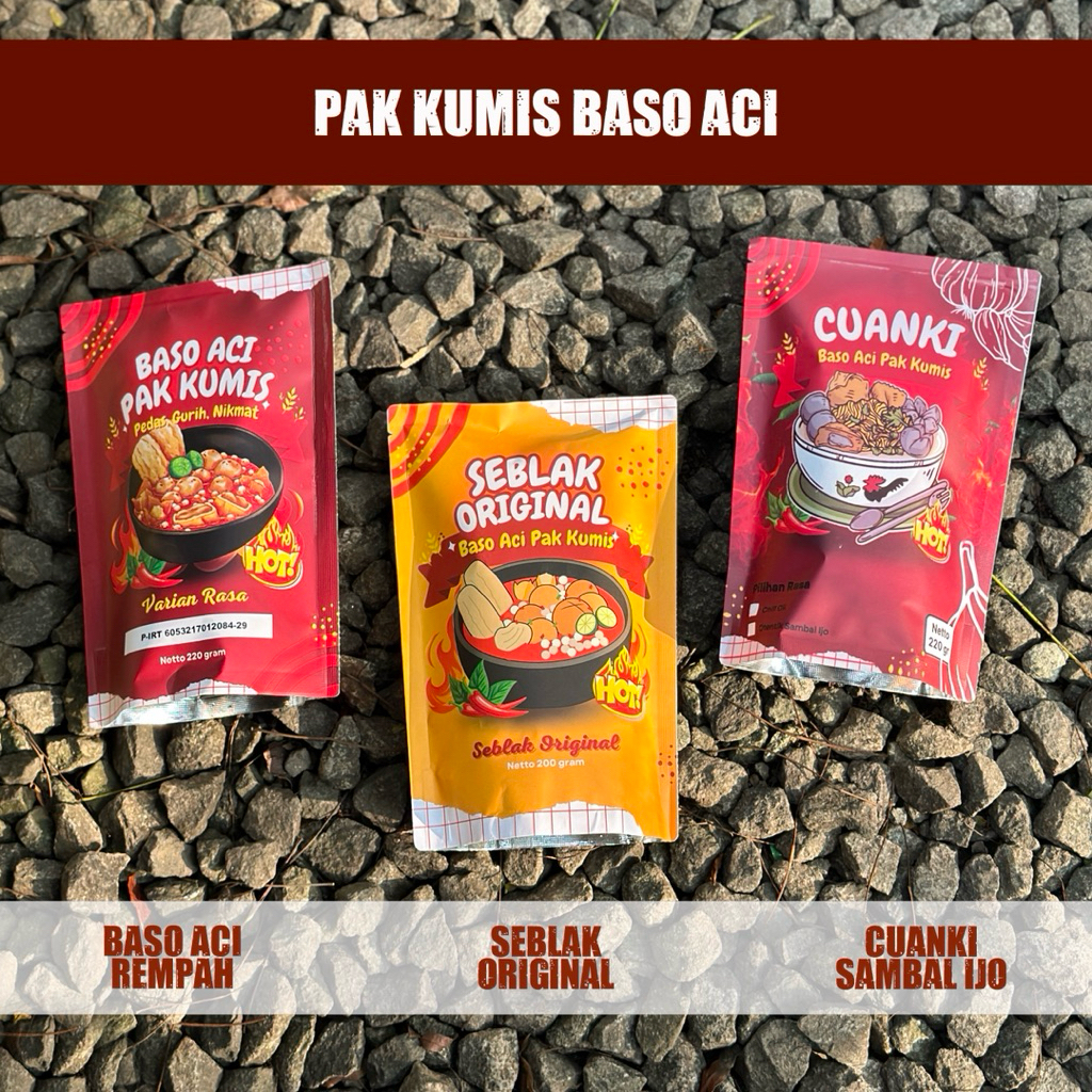 

Bundling 3 Pcs (Baso Aci Rempah, Cuanki dan Seblak)