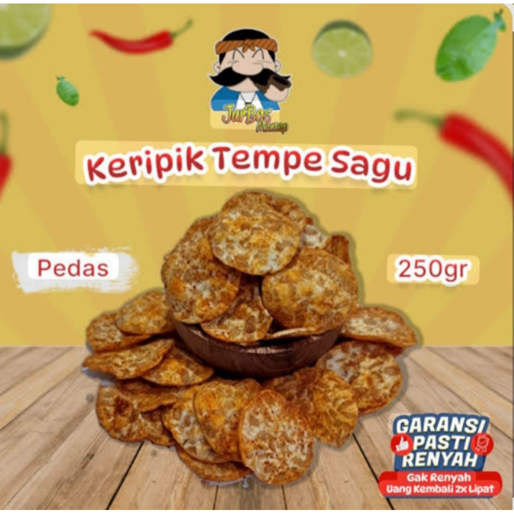 

keripikTempeSaguBaladoPedas250Gram