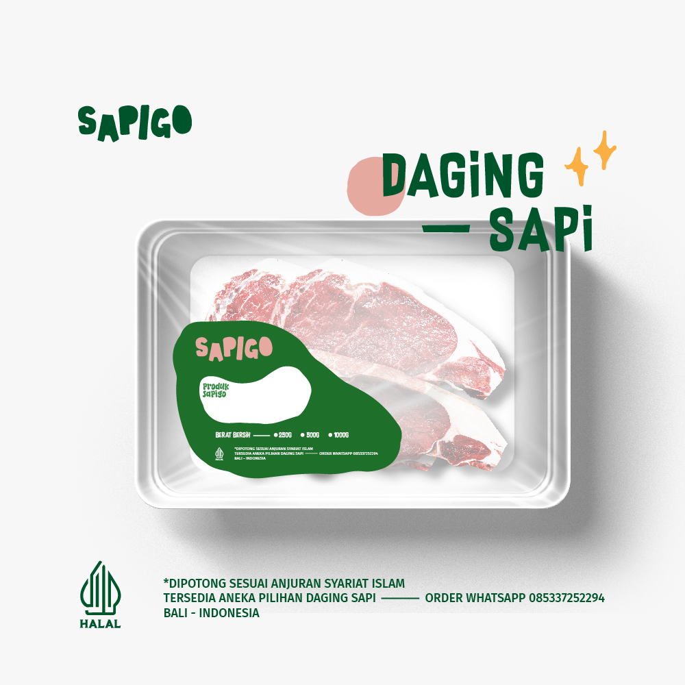 

SAPIGO - Daging Sapi Segar 250gr - 1kg
