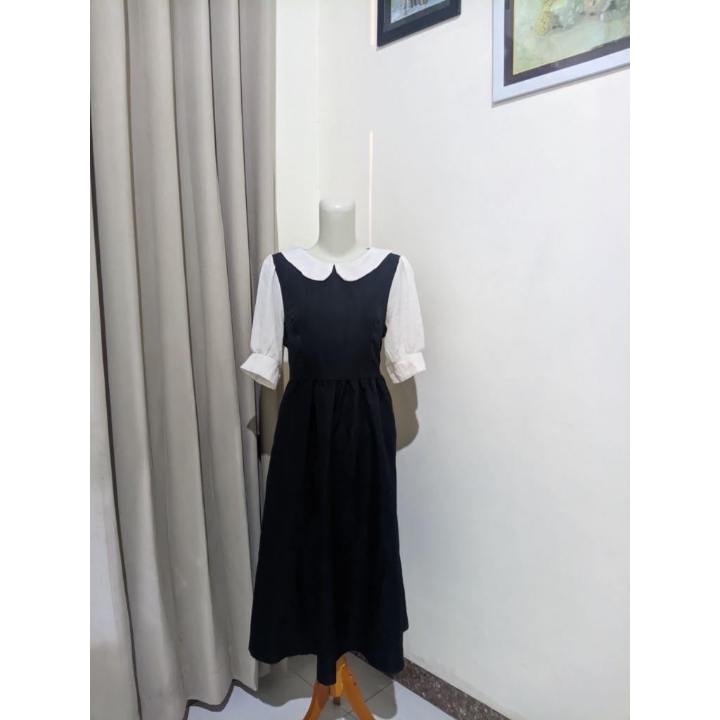 

preloved long dres hitam pekat (sudah +admin)