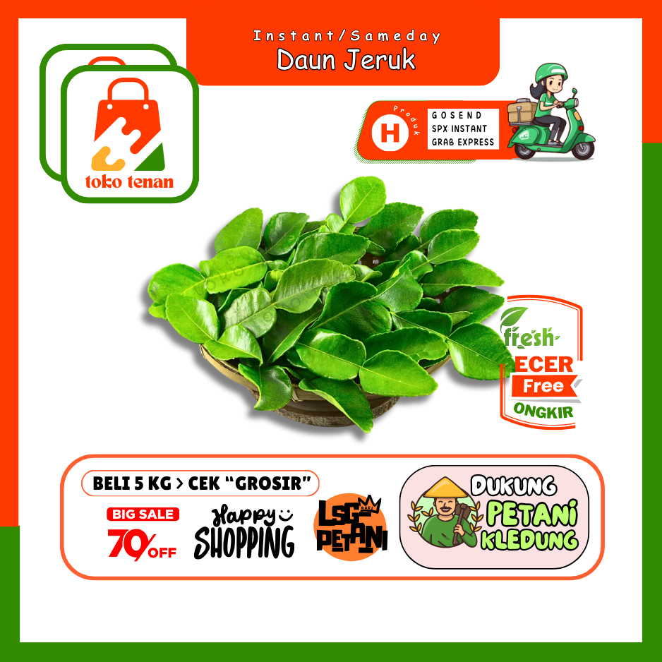 

Tokotenan // Daun Jeruk -- Sayur Gunung Ecer (H)