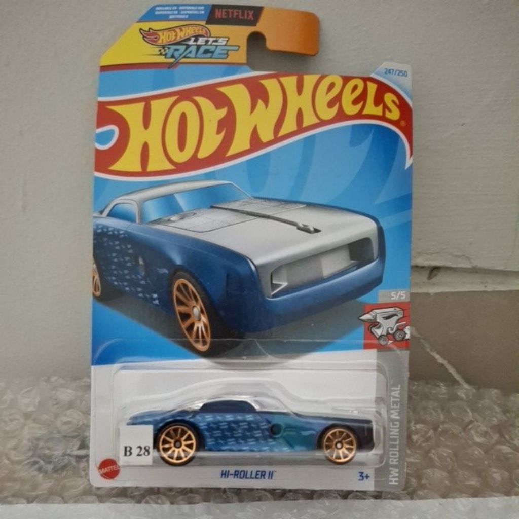 hi roller II hotwheels netflix race metal