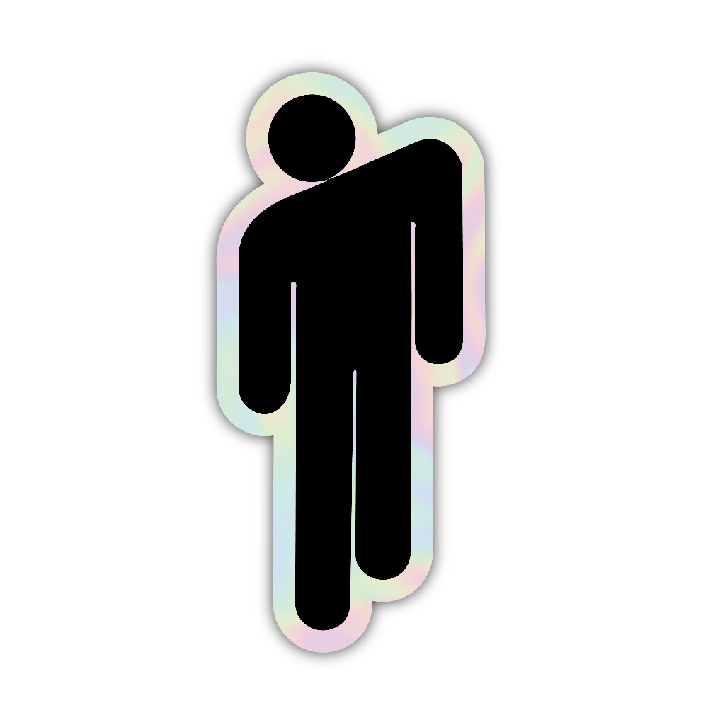 

Z344 sticker billie eilish aesthetic, stiker hologram satuan