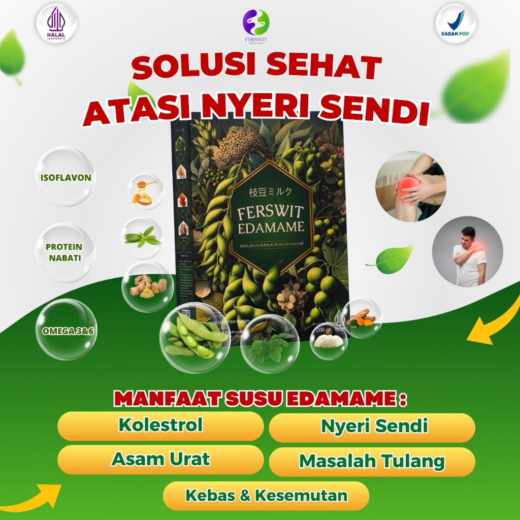 

Ferswit Susu Edamame Premium Jepang 200 Gram Untuk Kesehatan Tulang dan Sendi 4.8 83 penilai