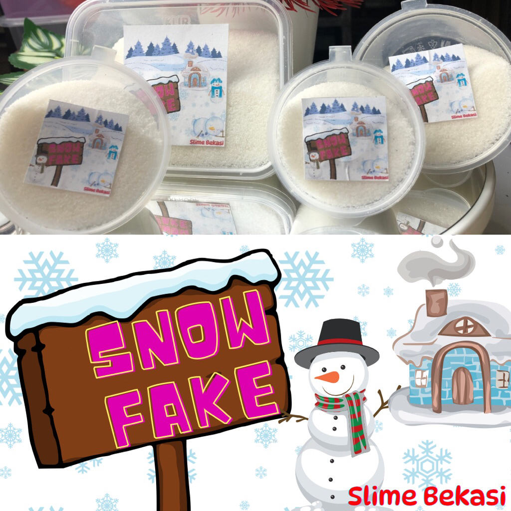 SNOW FAKE | INSTANT SNOW | SNOW GEL | SALJU BUATAN | MAINAN SALJU | BY SLIME BEKASI