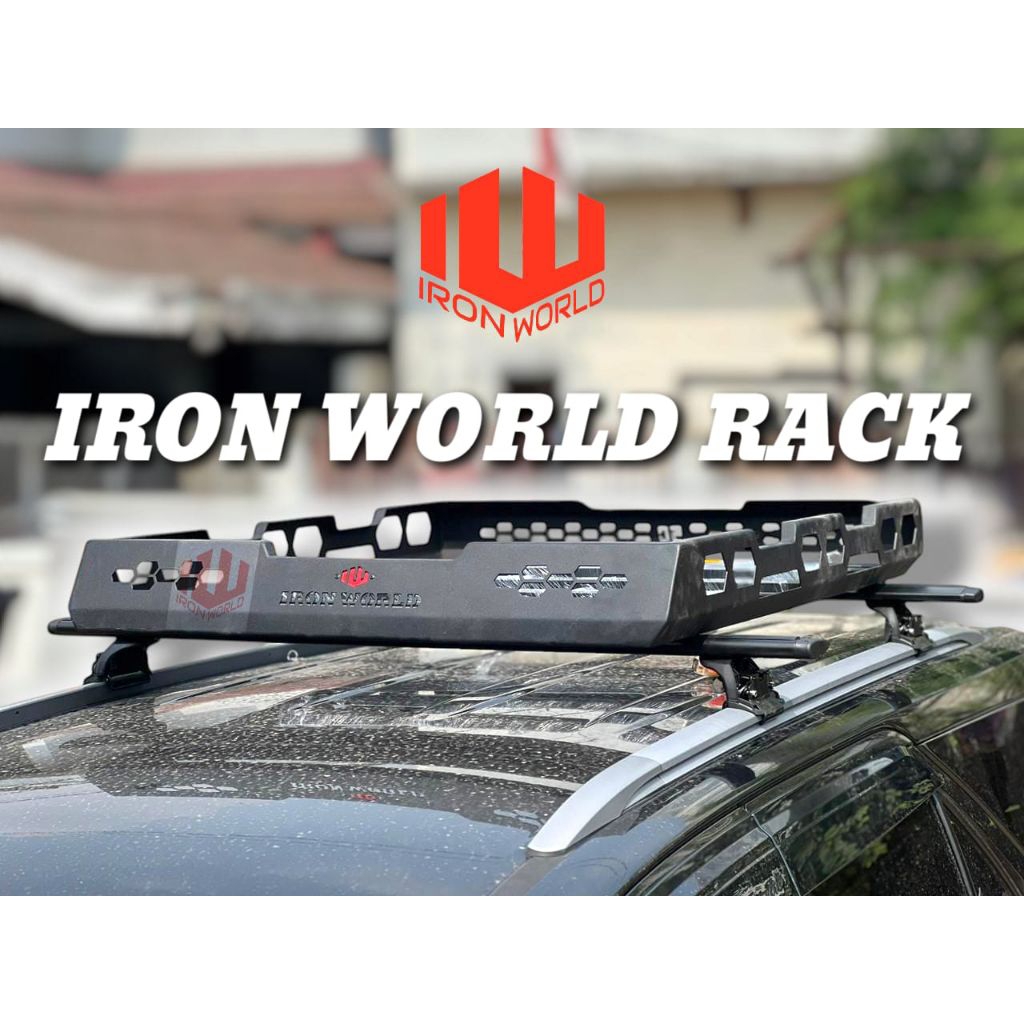 Roof Rack IRON BY IRON WORLD Rak Mobil Rak Atas Mobil Offroad Universal Rak Bagasi Atas Rooftop Mobi