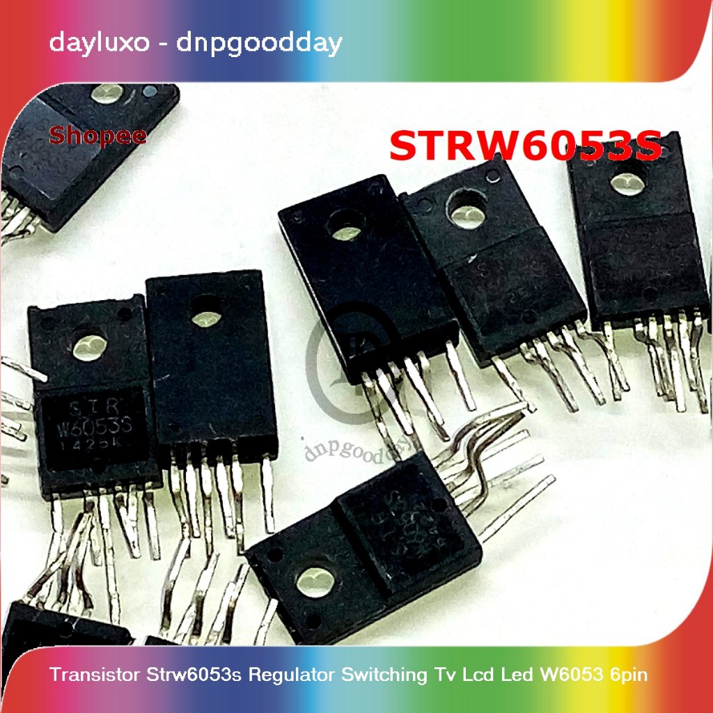 transistor strw6053s regulator switching tv lcd led w6053 6pin