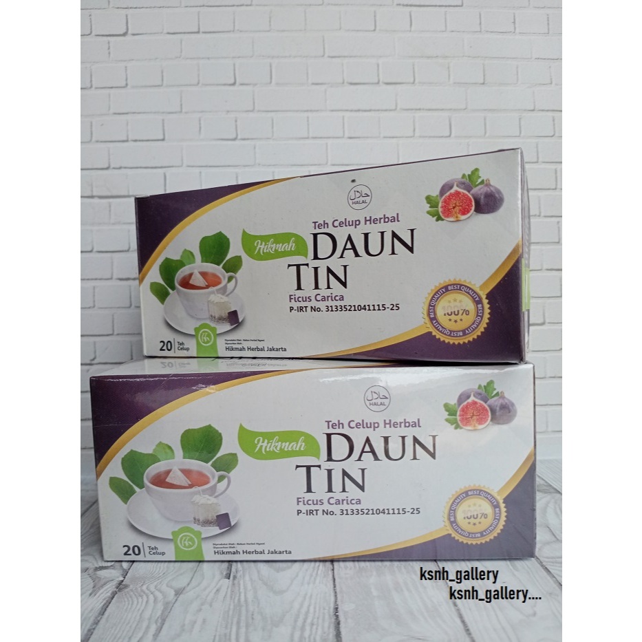 

Teh celup daun tin isi 20 kantong
