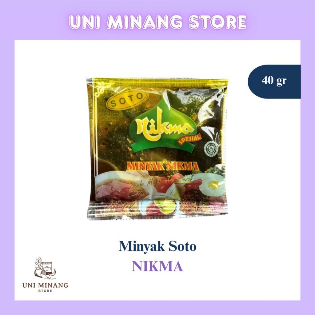 

Nikma Minyak Soto 40 gr