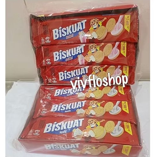 

Biskuit Biskuat Cream / Biskuat Krim (Box isi 12)