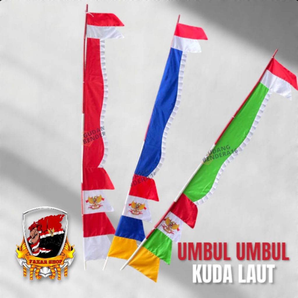 umbul umbul kuda laut merah putih