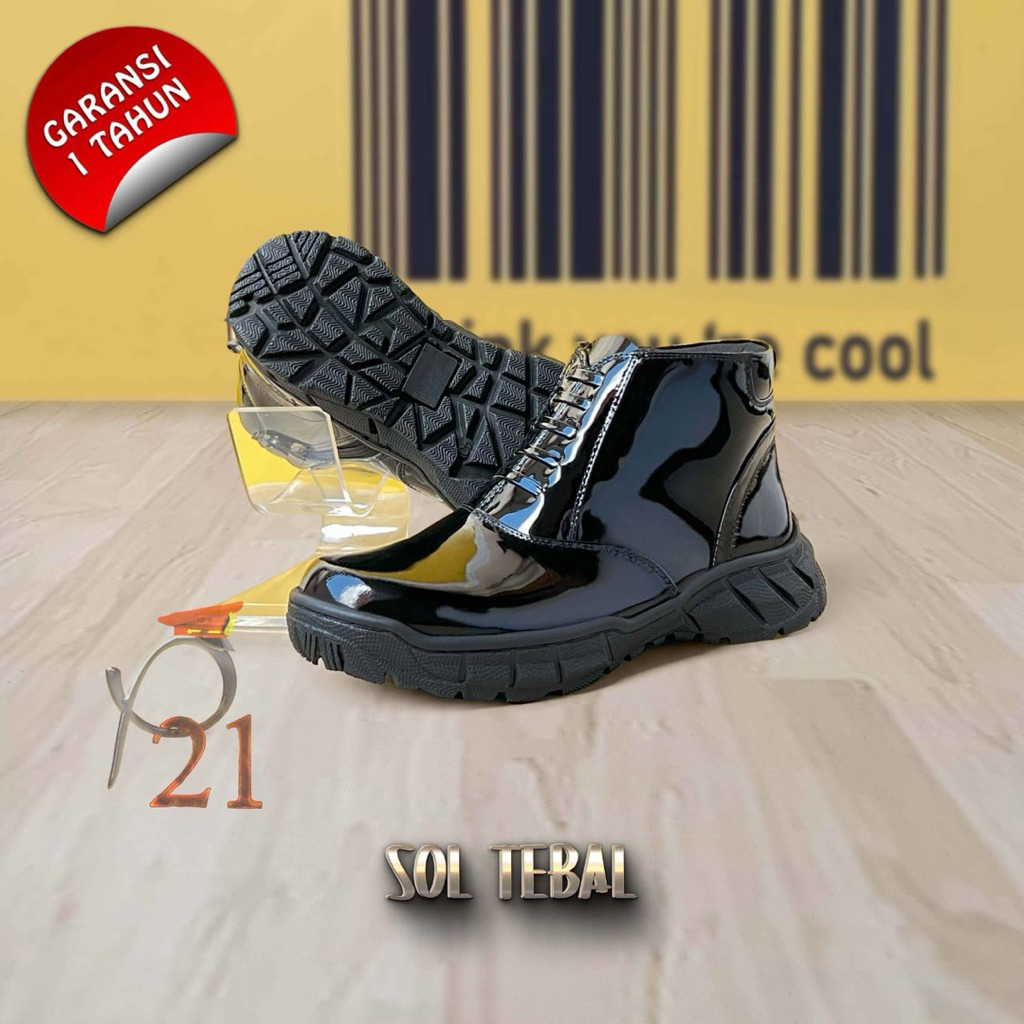 SEPATU PRIA PDH SOL TEBAL MERK P21