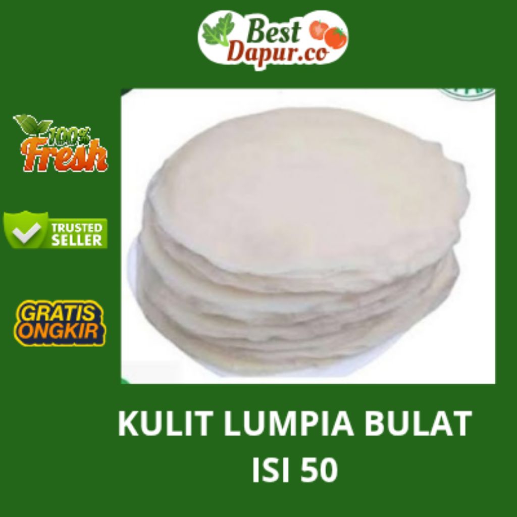 

KULIT LUMPIA -- 50 LEMBAR -- Best Dapur .Co