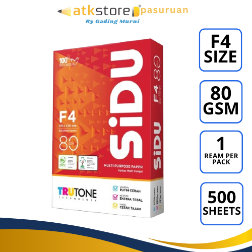 

Kertas HVS F4 Sidu 80gr Kertas F4 Sinar Dunia Kertas HVS F4 Kertas Fotocopy Murah