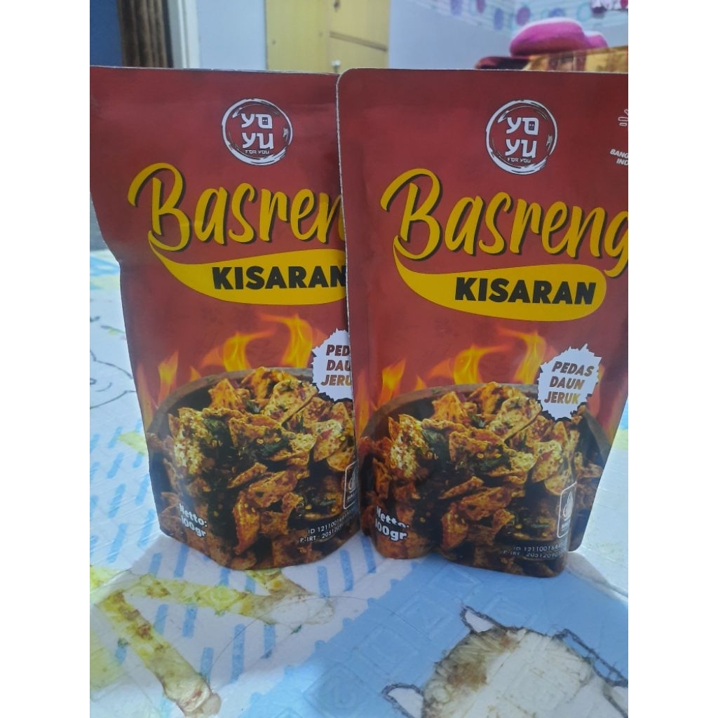 

Basreng ayam daun jeruk pedas dan original