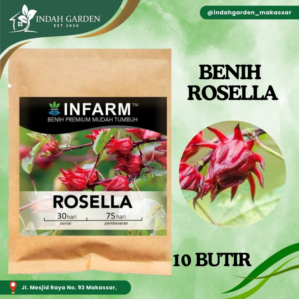 INFARM - Benih Bibit Biji Super Bunga Rosella