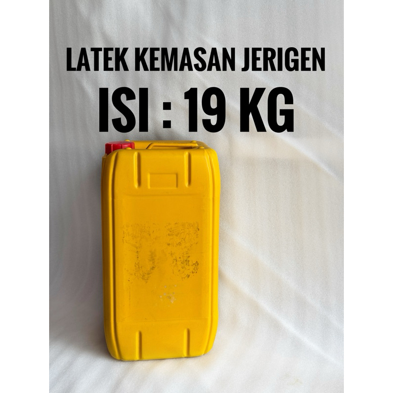 

LEM LATEX PEKAT ISI NETTO 19 KG / Latek jerigen