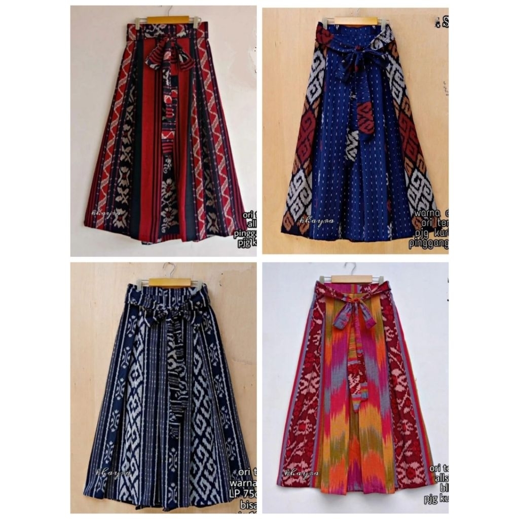 rok tali tenun premium,rok tali kerja motif etnik papau,Flores NTT dll